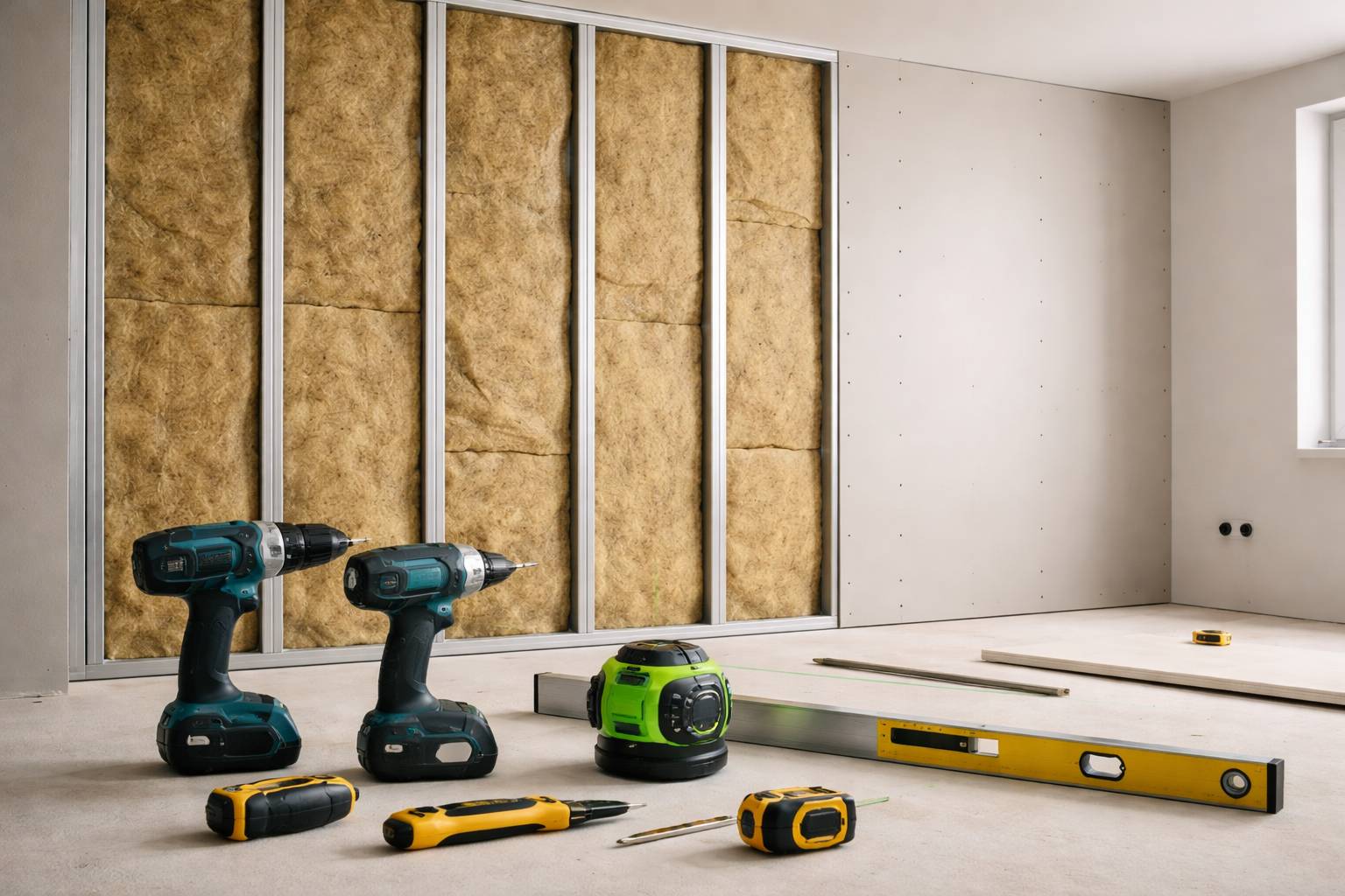 Aislar una pared interior sin grandes obras: sistemas, materiales y herramientas recomendadas Aislar una pared interior sin grandes obras: sistemas, materiales y herramientas recomendadas