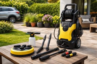 Hidrolimpiadora a presión: cómo elegir potencia, caudal, boquillas y accesorios para casa y jardín Hidrolimpiadora a presión: cómo elegir potencia, caudal, boquillas y accesorios para casa y jardín