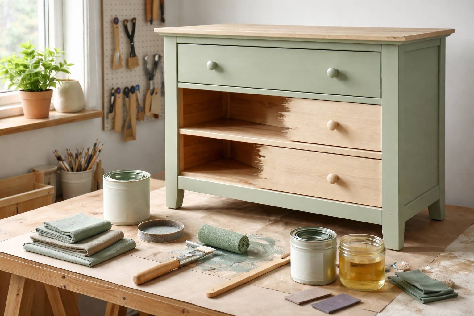 Pintura a la tiza (chalk paint): dónde usarla, cómo preparar superficies y cómo sellarla para que dure Pintura a la tiza (chalk paint): dónde usarla, cómo preparar superficies y cómo sellarla para que dure