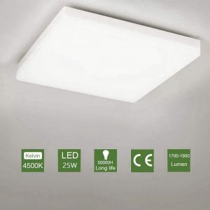 Plafón LED de cocina con diseño minimalista